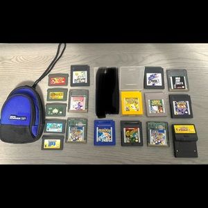 Pokemon/Various Gameboy Advance Games And Gameboy Color Games And GBA Case
